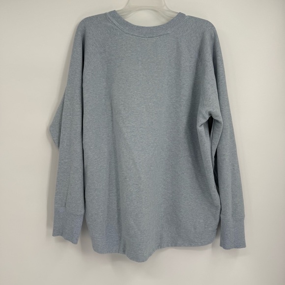 Ariat Women’s Pullover Sweatshirt Size XXL Blue Crew Neck 2X Long Sleeves - Picture 7 of 10